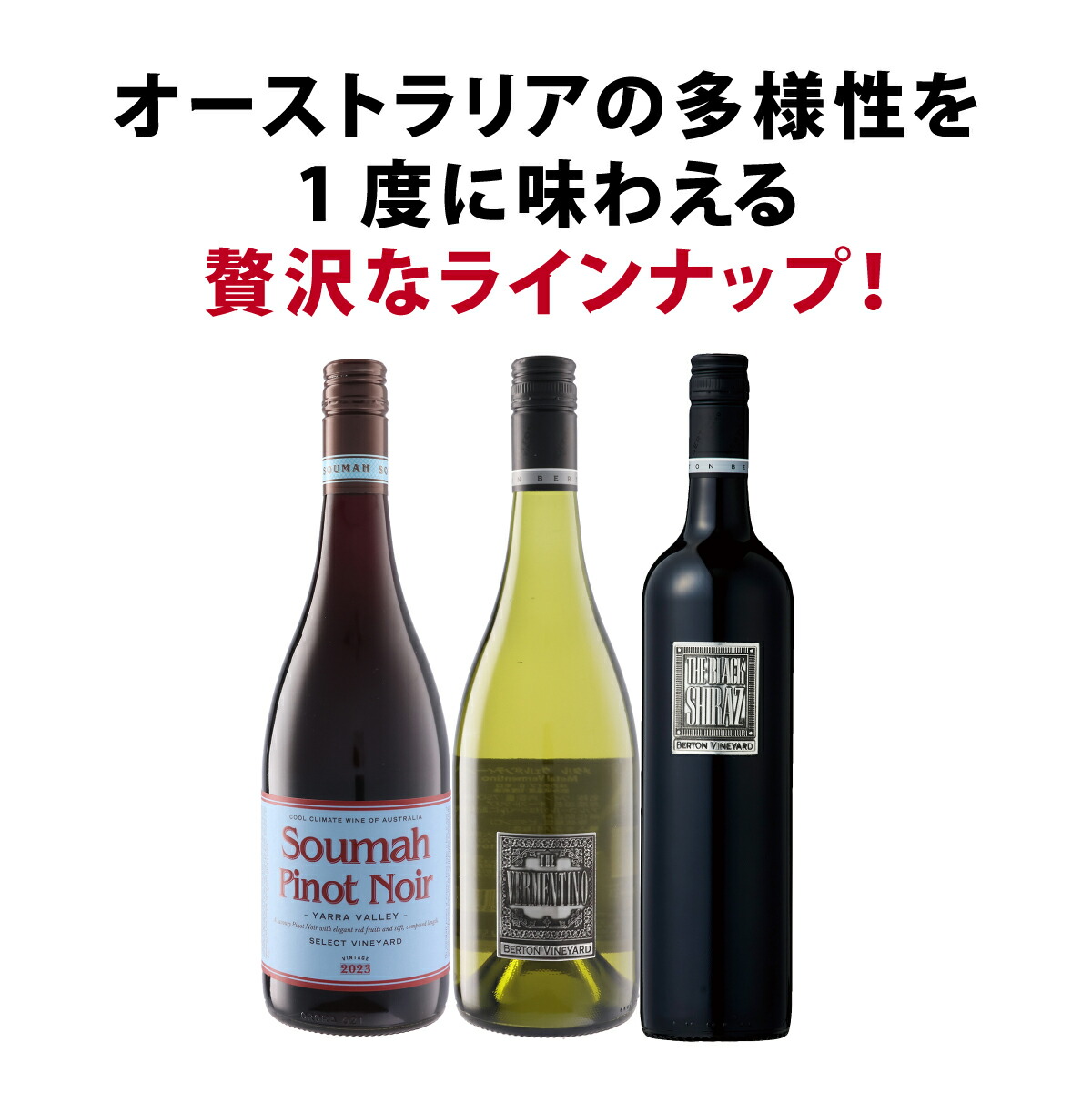 送料無料】見逃せない高コスパ！オーストラリアの多様性を味わう