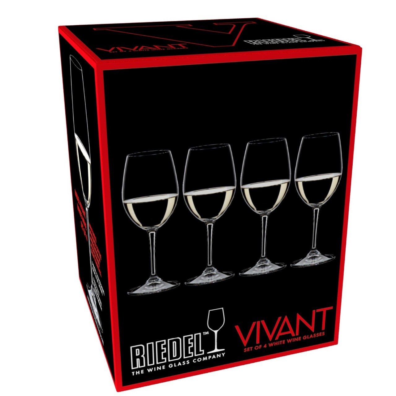 送料無料】ワイングラス リーデル・ヴィヴァント 4脚セット（白