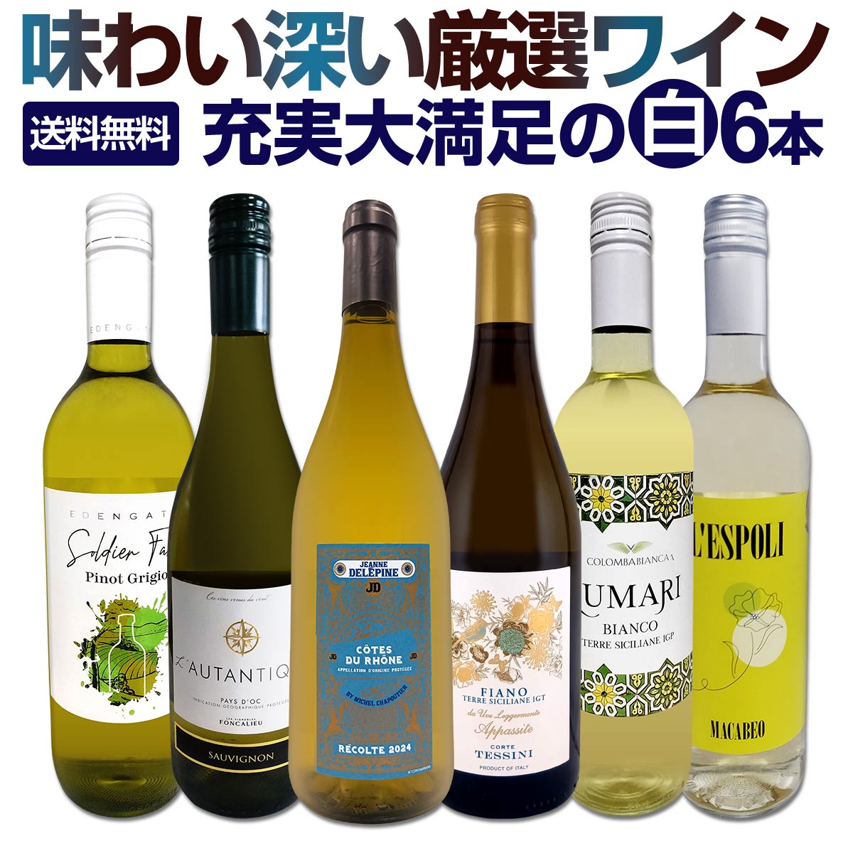 送料無料】第232弾！当店厳選！極旨白ワイン！『白ワインを存分に