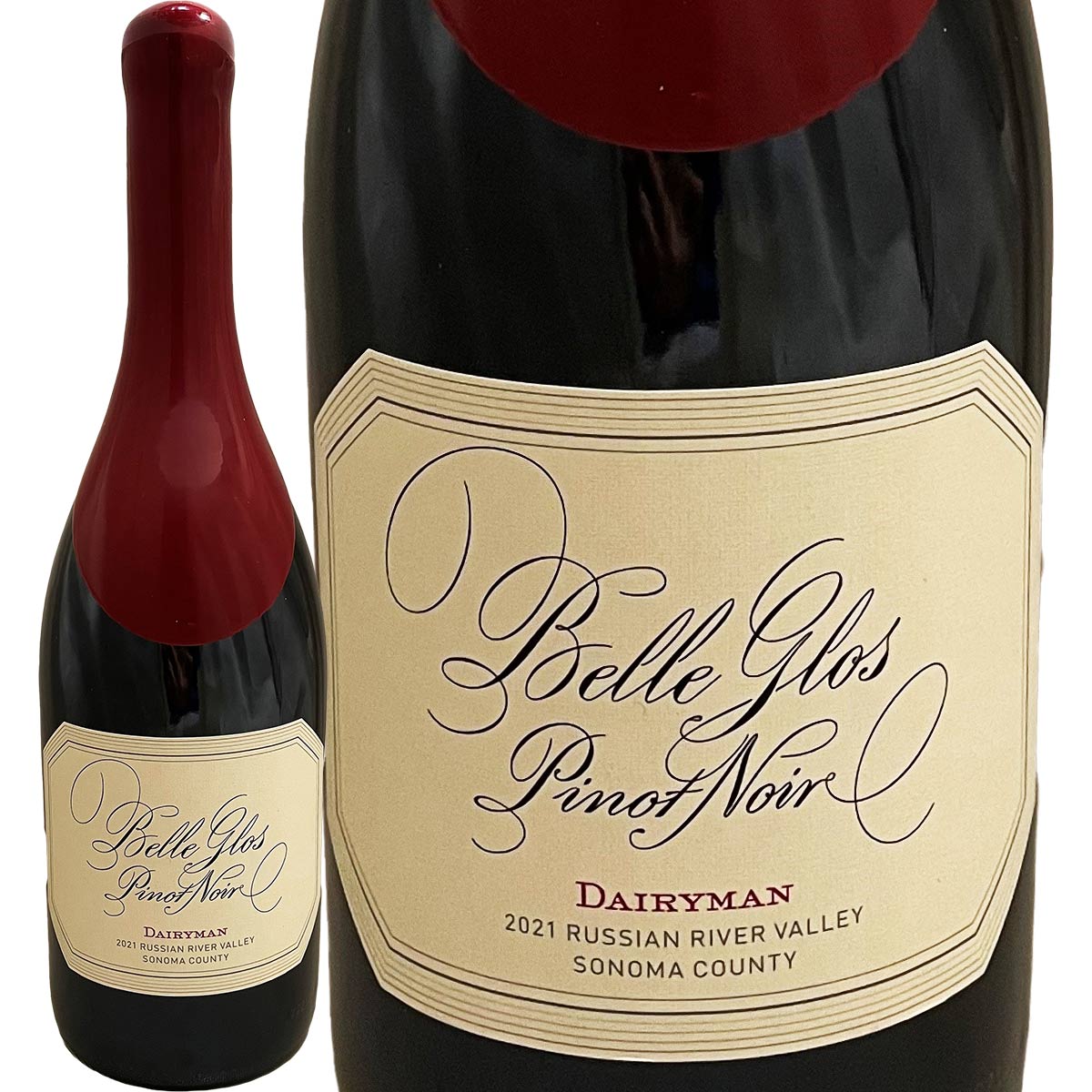 ベル・グロス・デイリーマン・ピノ・ノワール　2022<br><br>【赤ワイン】【アメリカ】【750ml】【Belle Glos】【Caymus】【ロシアン・リヴァー・ヴァレー】
