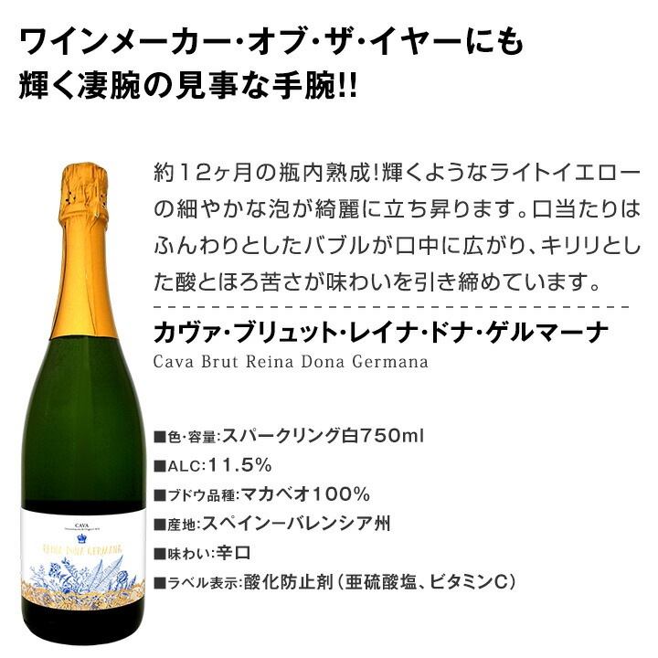 送料無料】第4弾！シャンパン入り！辛口スパークリングワイン12本