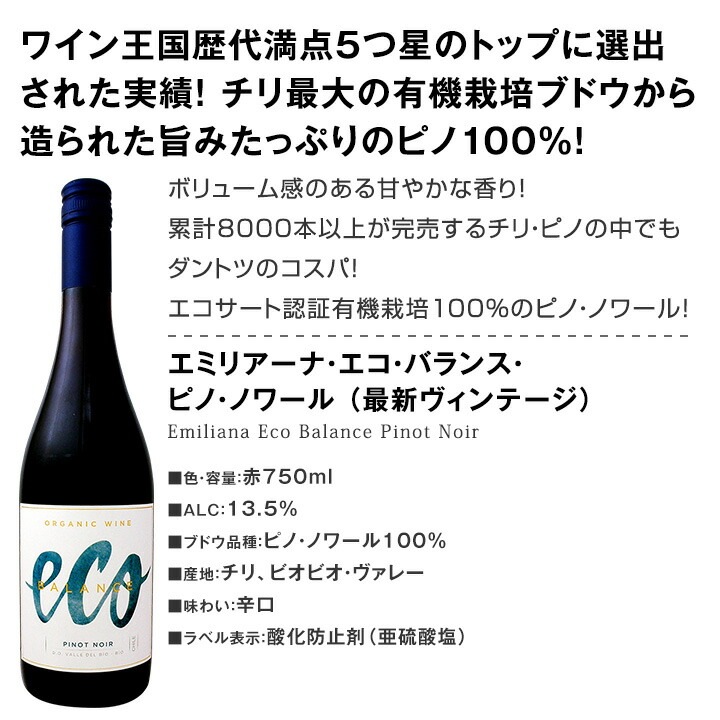 【送料無料】ピノ好き集まれ！品質向上目覚しいチリ・ピノ６本！
