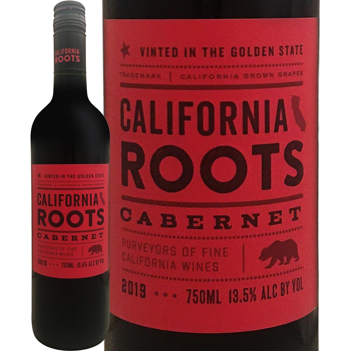 カリフォルニア・ルーツ・カベルネ・ソーヴィニョン(ノンヴィンテージ) アメリカ 赤ワイン 750ml 辛口 ワイン 赤ワイン 赤 ギフト プレゼント サステナブル 自社畑 ブドウ100% トリンケロ・ファミリー 果実味 価格以上の価値 ミディアムフルボディ