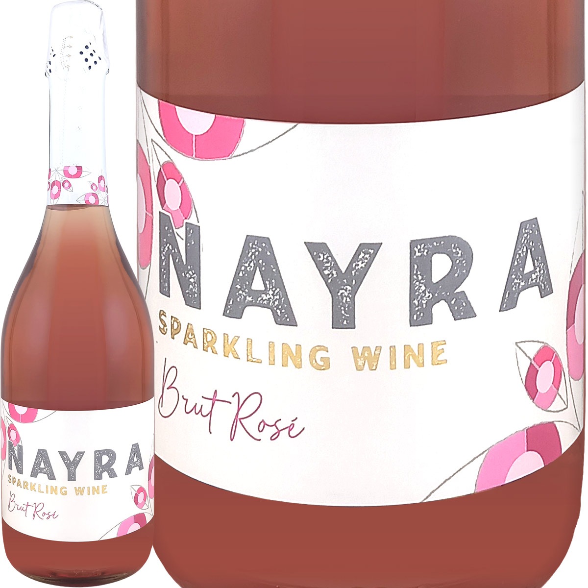 ネイラ・ブリュット・ロゼ・スパークリング<br><br>【チリ】【ロゼスパークリングワイン】【750ml】【辛口】【ピノ・ノワール100％】