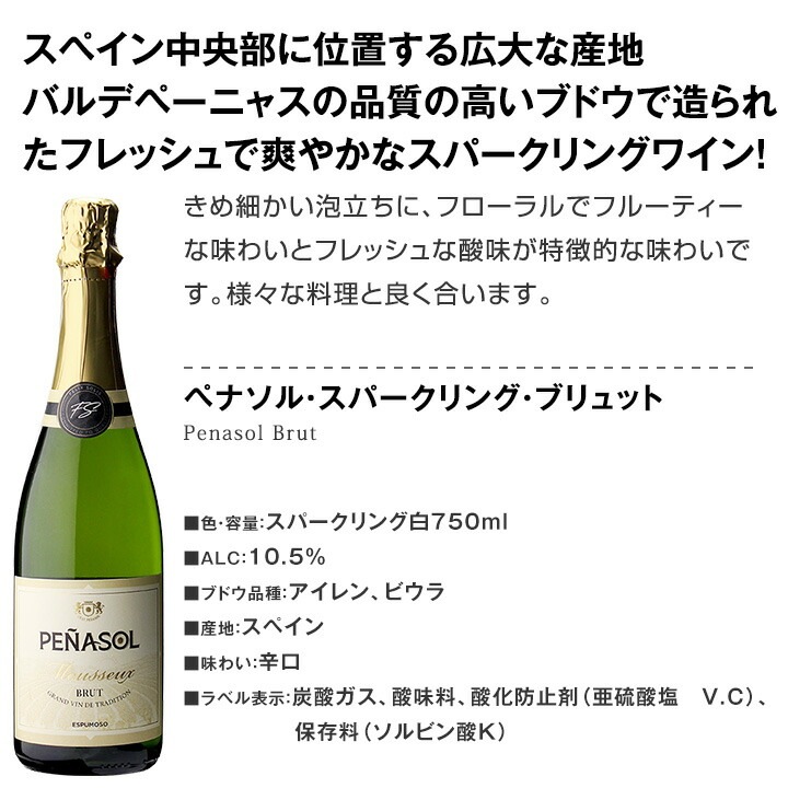 【送料無料】第103弾！選び抜いたハイクオリティ泡ばかり12本！辛口スパークリングワインセット！