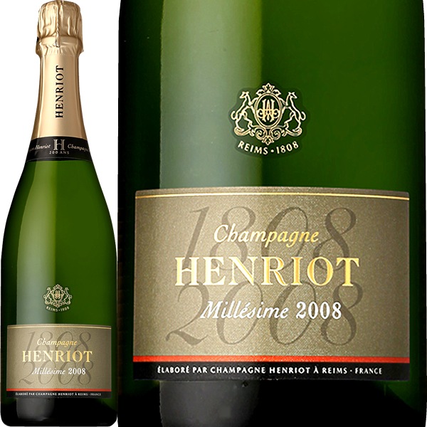 アンリオ シャンパン 2008 ブリュット ミレジメ Henriot 【B】 シャンパーニュ・アンリオ・ブリュット・ミレジメ 2008 白