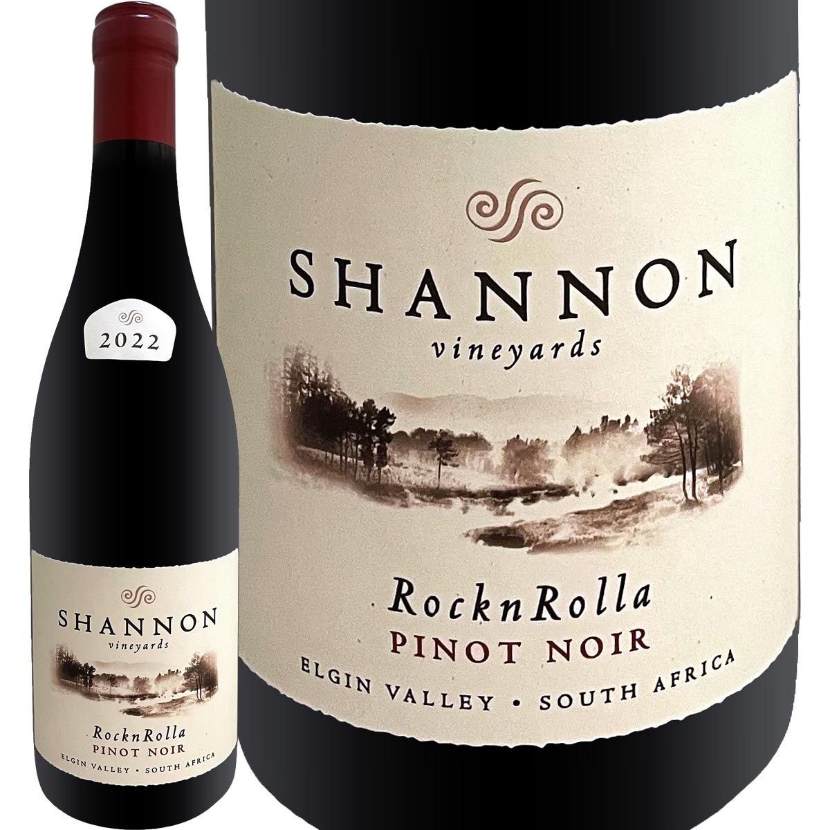 シャノン・ロックンローラ・ピノ・ノワール2022　赤ワイン 750ml Shanon Vineyard South Africa