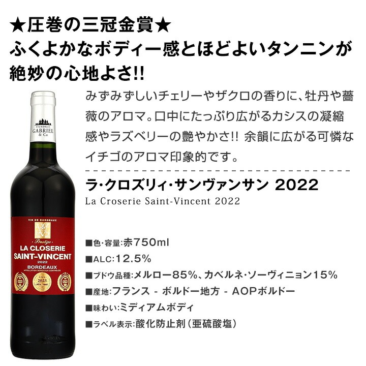【送料無料】≪モンペラ&パーカー90点入り≫充実感たっぷりのフランス赤ワイン6本セット