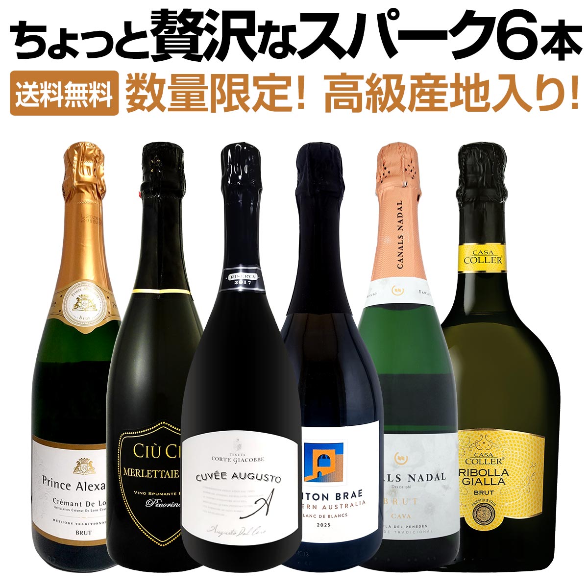 【訳あり13本セット】スパークリングワイン詰め合わせ（フランス・イタリア他） 送料無料】1本あたり734円（税抜）！選び抜いたハイクオリティ泡ばかり