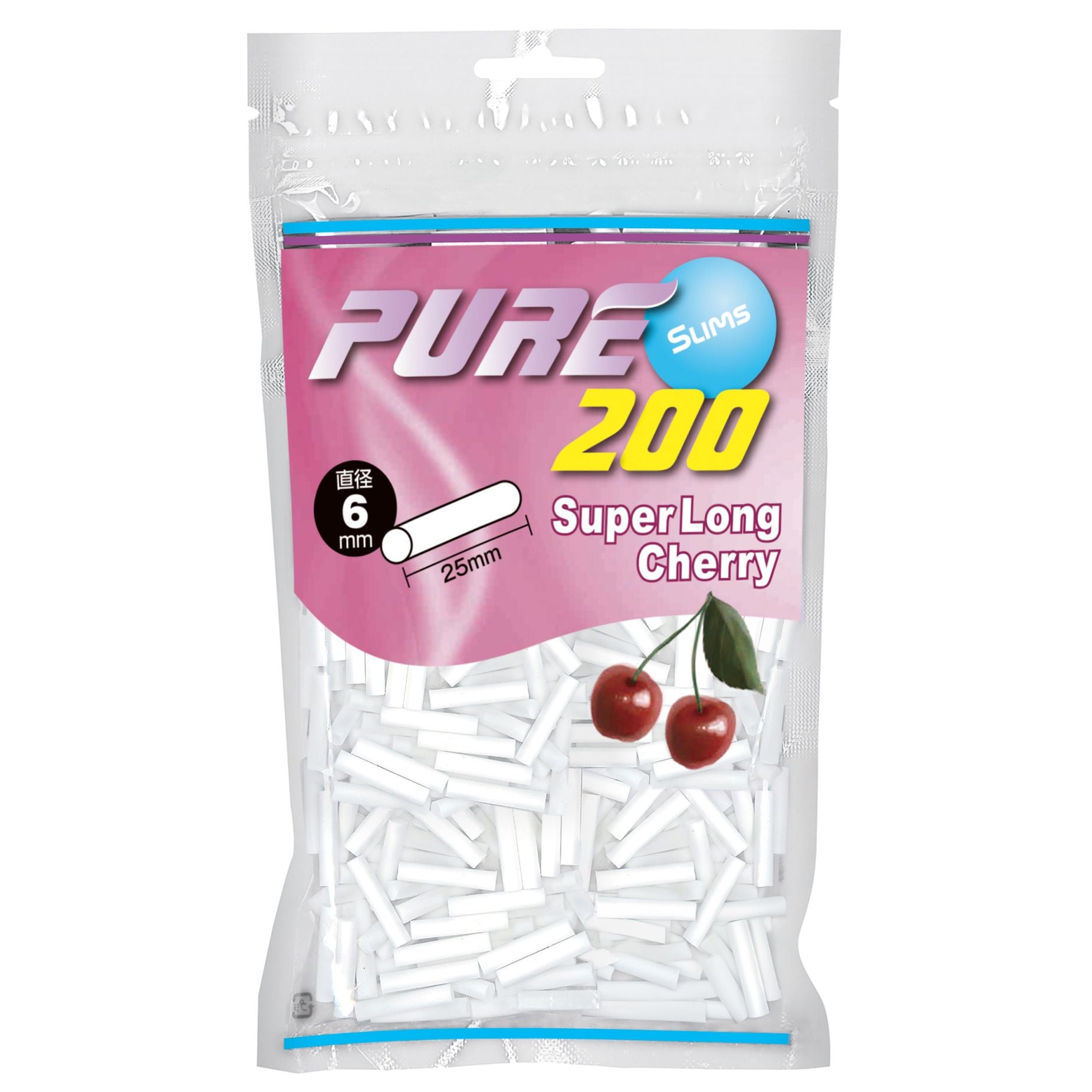 ピュア・スリム・スーパーロング【チェリー】フィルター｜世界のたばこ通販