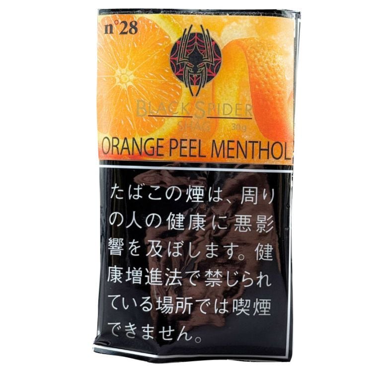 ブラックスパイダー【シャグ】オレンジピールメンソール