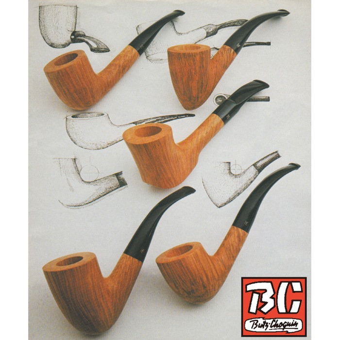 パイプ BC/BUTZ-CHOQUIN/ブッショカン Cocarde/コカール(1706)+MAYFLOWER/メイフラワー(1789) 台座+フィルター+説明書+袋+箱付 フランス