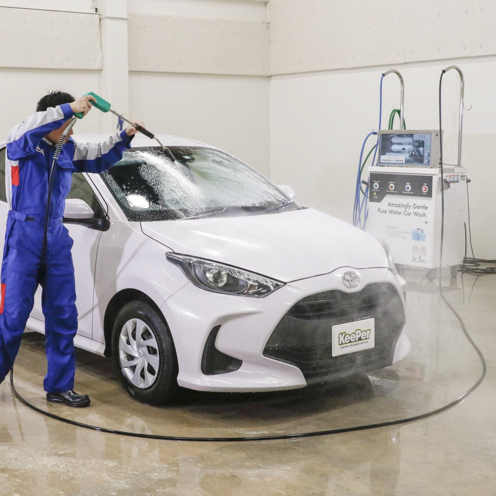 移動式純水手洗い洗車機 快洗Jr.5RO(1基) 100V【送料・組立費用込み 移動式純水手洗い洗車機 快洗Jr.5RO(1基) 100V【送料・組立費用込み