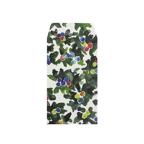 イイダ傘店 雨傘 野いちご ブルーベリー イイダ傘店 ぽち袋