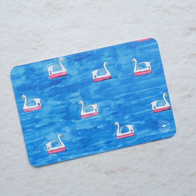 イイダ傘店 ポストカードA （スワン）｜恵文社一乗寺店 オンラインショップ