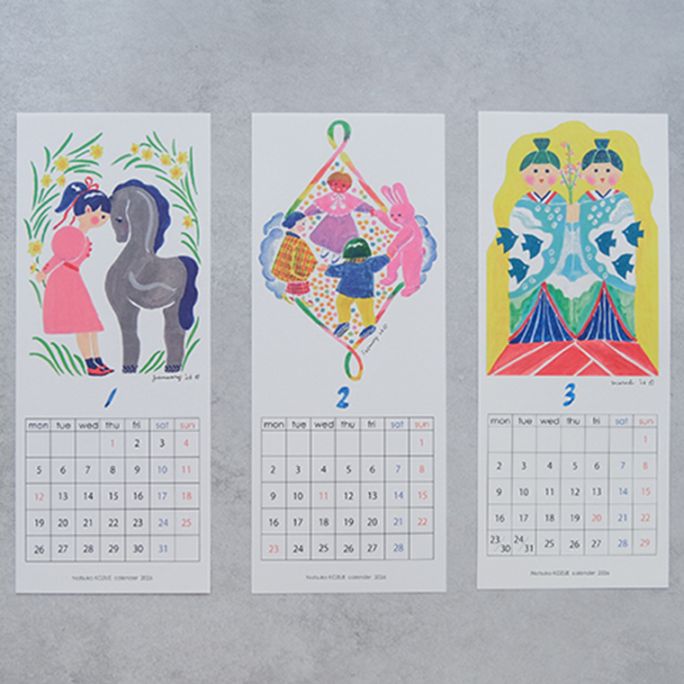 梢夏子 Natsuko KOZUE カレンダー2026｜恵文社一乗寺店 オンラインショップ