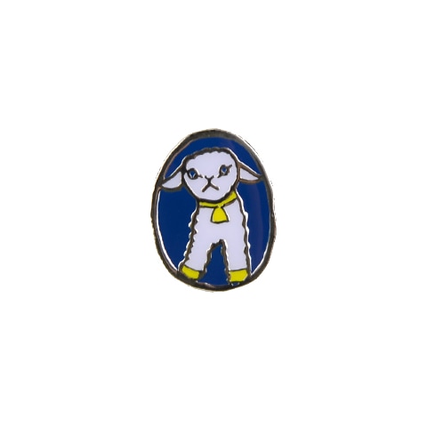 酒井駒子ピンバッジ ラム｜恵文社一乗寺店 オンラインショップ