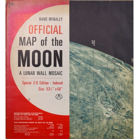 RAND McNALLY OFFICIAL MAP of the MOON｜恵文社一乗寺店 オンライン
