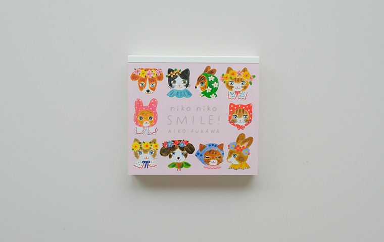 Aiko Fukawa ブロックメモ niko niko SMILE!｜恵文社一乗寺店