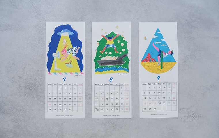 梢夏子 Natsuko KOZUE カレンダー2026｜恵文社一乗寺店 オンラインショップ