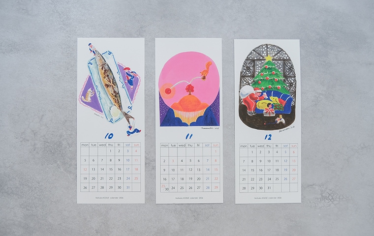 梢夏子 Natsuko KOZUE カレンダー2026｜恵文社一乗寺店 オンラインショップ