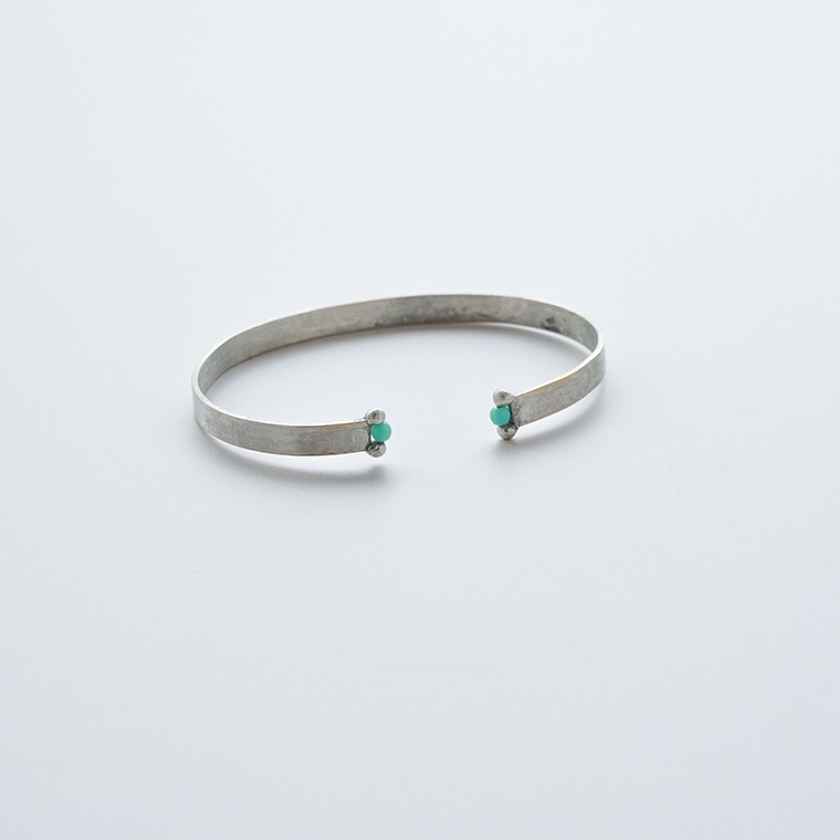 西冨なつき / bangle[C]beads 3tubu（turquoise）｜恵文社一乗寺店