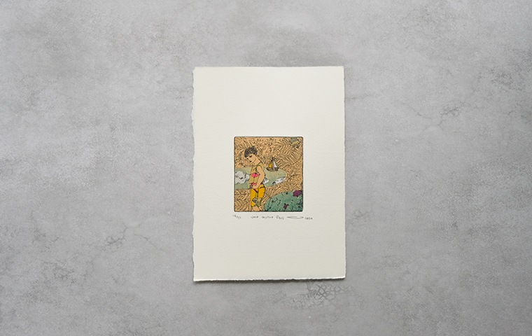 15)イシイアツコ 銅版画作品「une auttre fois」｜恵文社一乗寺店