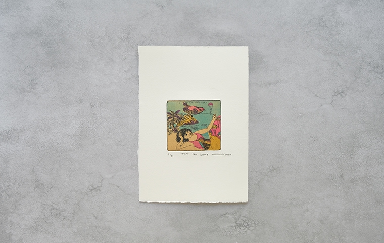 26)イシイアツコ 銅版画作品「never the same」｜恵文社一乗寺店