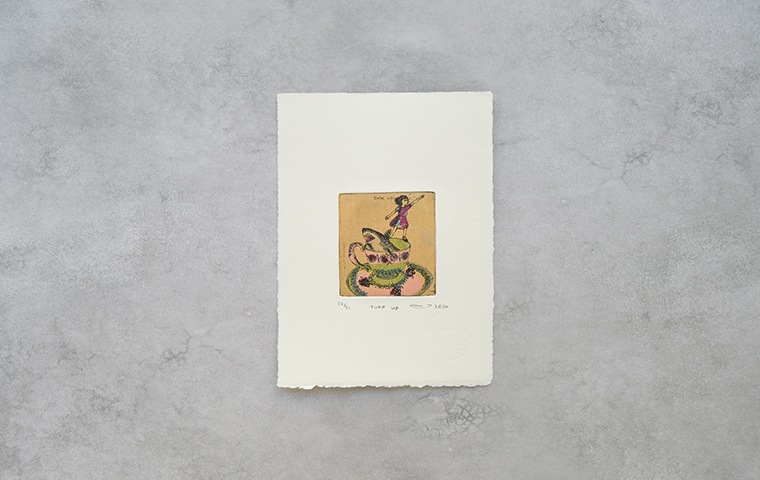 28)イシイアツコ 銅版画作品「tune up」｜恵文社一乗寺店 オンライン