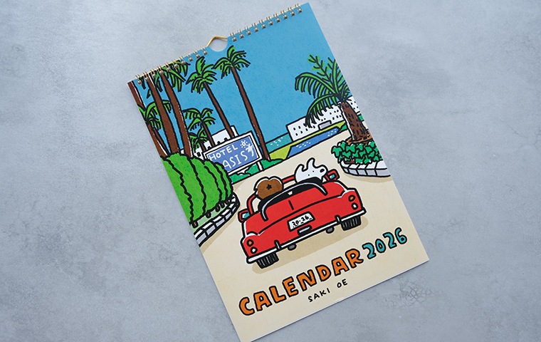 おおえさき イラストカレンダー2026｜恵文社一乗寺店 オンラインショップ