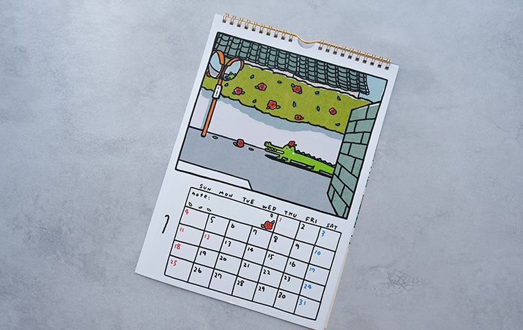 おおえさき イラストカレンダー2026｜恵文社一乗寺店 オンラインショップ