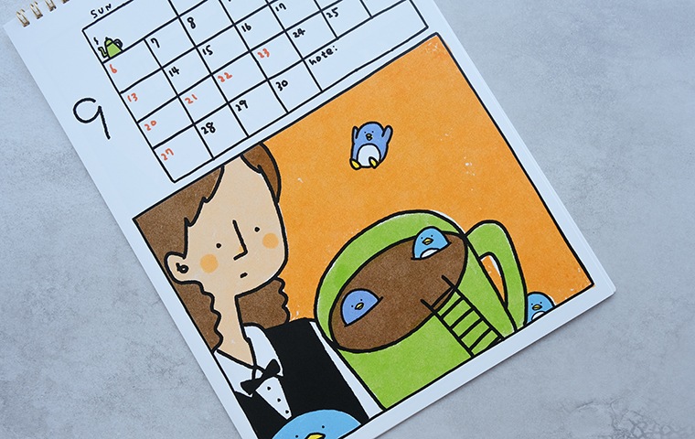 おおえさき イラストカレンダー2026｜恵文社一乗寺店 オンラインショップ