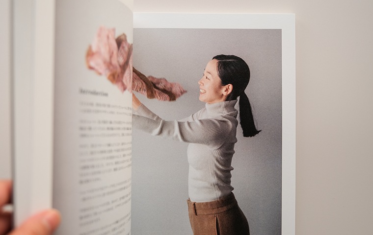 Let's Knit in English！文章パターンで編むショール＋ネックウエア