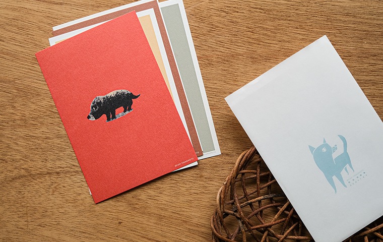 柳本史 ポストカードセットB ［ イヌ ］｜恵文社一乗寺店