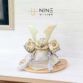 五月人形 コンパクト NINE MINI(ナイン ミニ)北欧カラー | ホワイトインテリア対応の武将兜