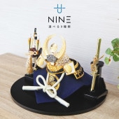 五月人形 コンパクト NINE（ナイン）| 選べる9種類の武将兜平台飾り