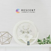 五月人形 コンパクト Crescent White（クレセント ホワイト）| 三日月型おしゃれ平飾り