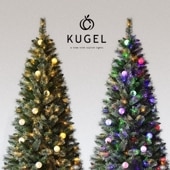 【簡単組立式】KUGEL(クーゲル) 120cm 150cm 180cm 210cm ツリー単品 分割式