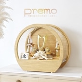 五月人形 コンパクト Premo Natural（プリモ ナチュラル）| ナチュラルウッド調ケース