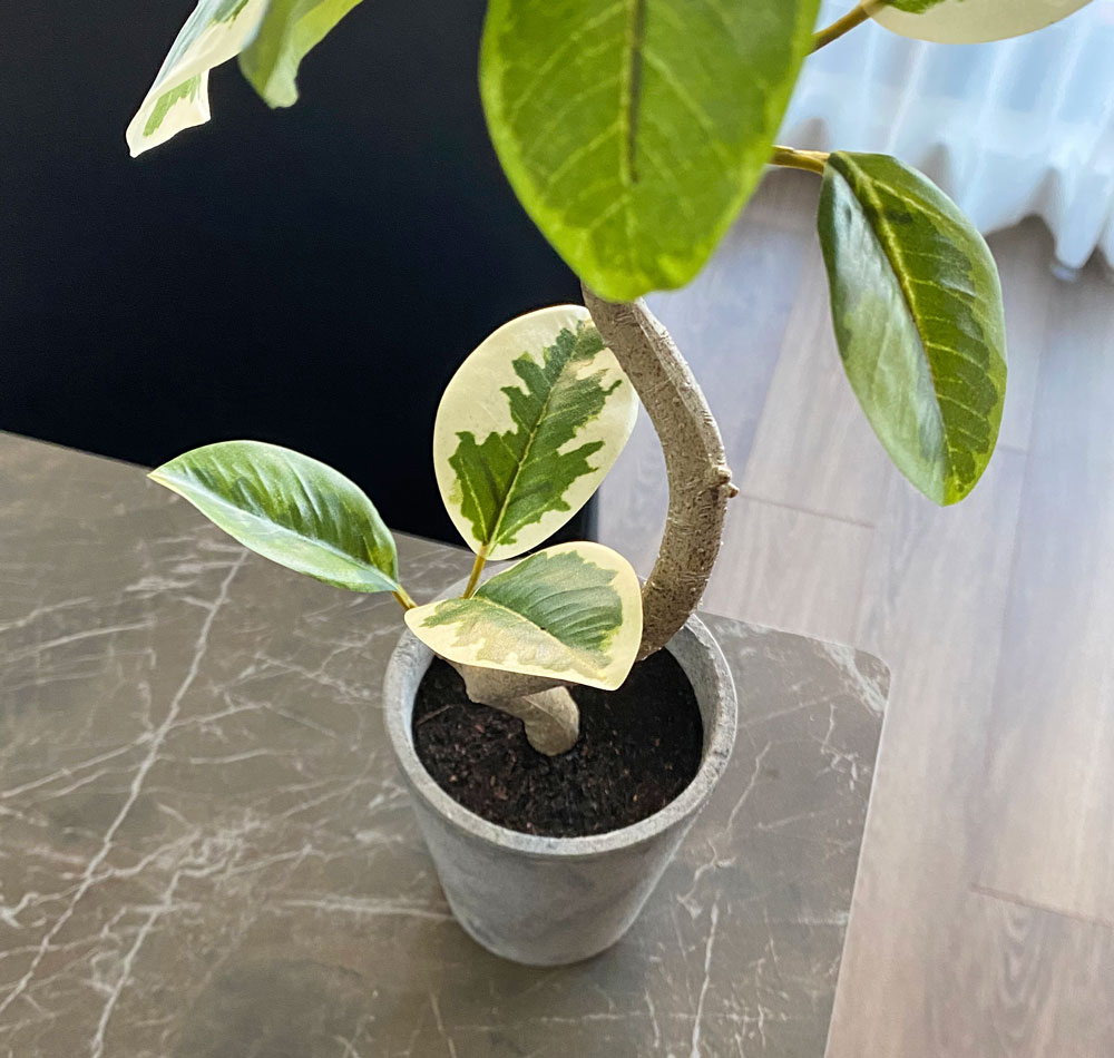 フィカスアルテシマ フェイクグリーン 44cm コンパクト おしゃれ