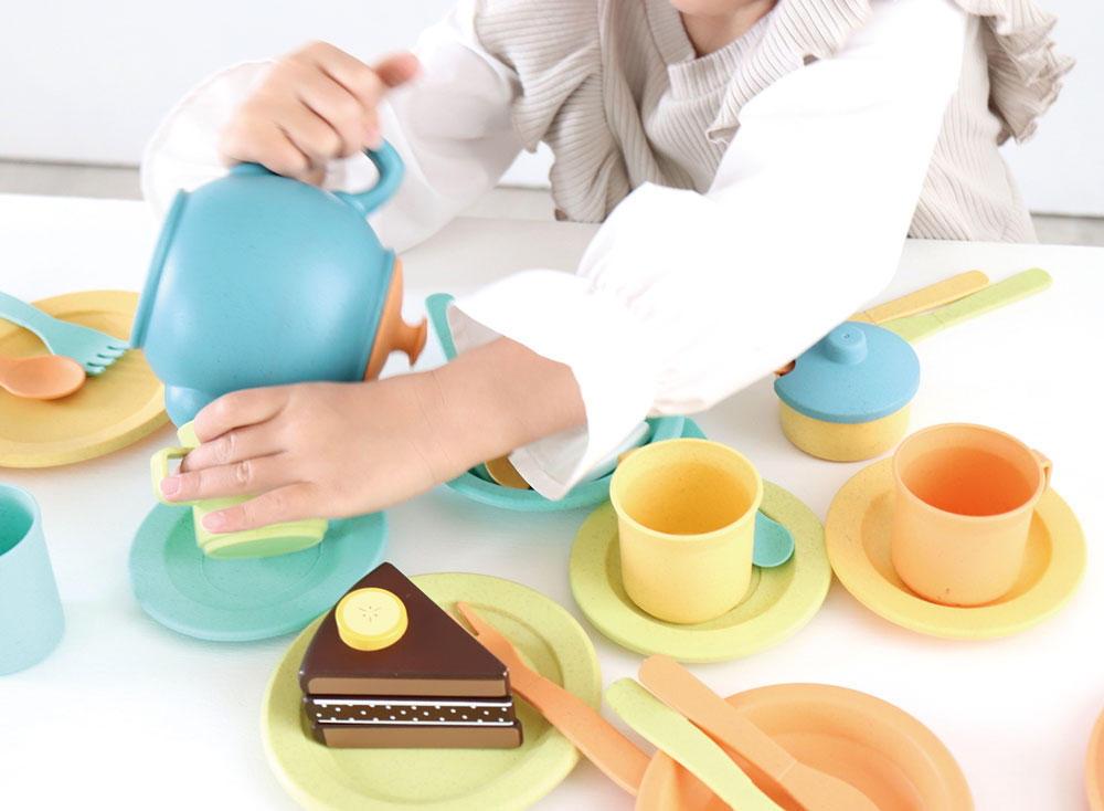 アフタヌーンティーセット コンパクト おしゃれ｜恵月人形本舗