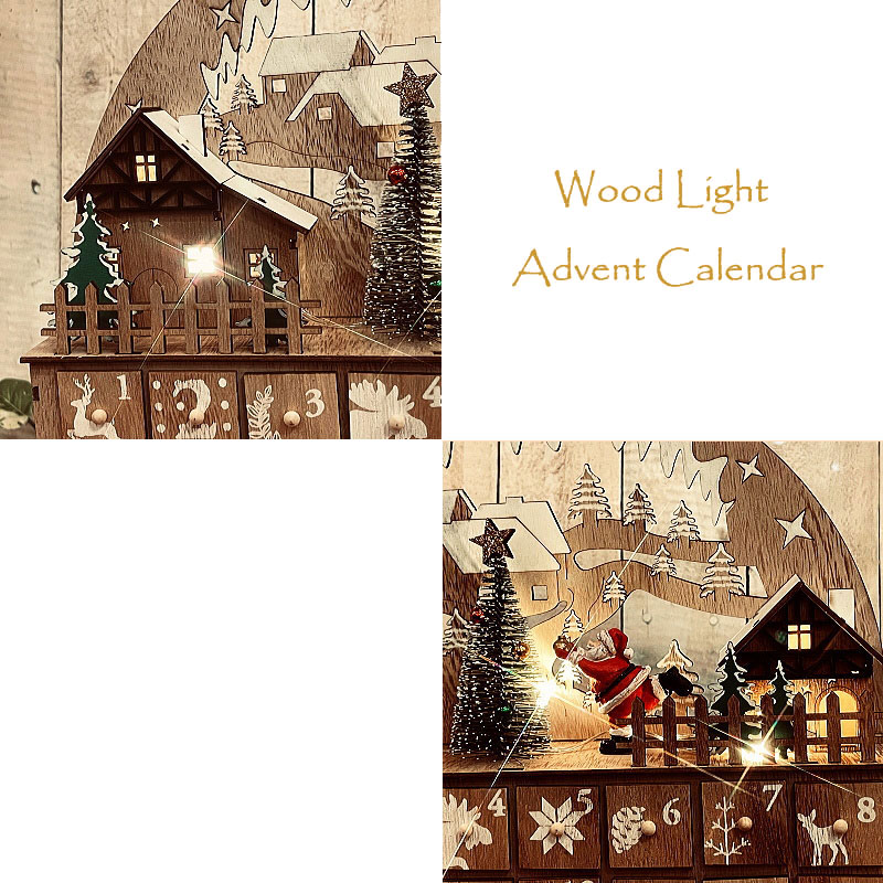 アドヴェントカレンダー コンパクト おしゃれ｜恵月人形本舗