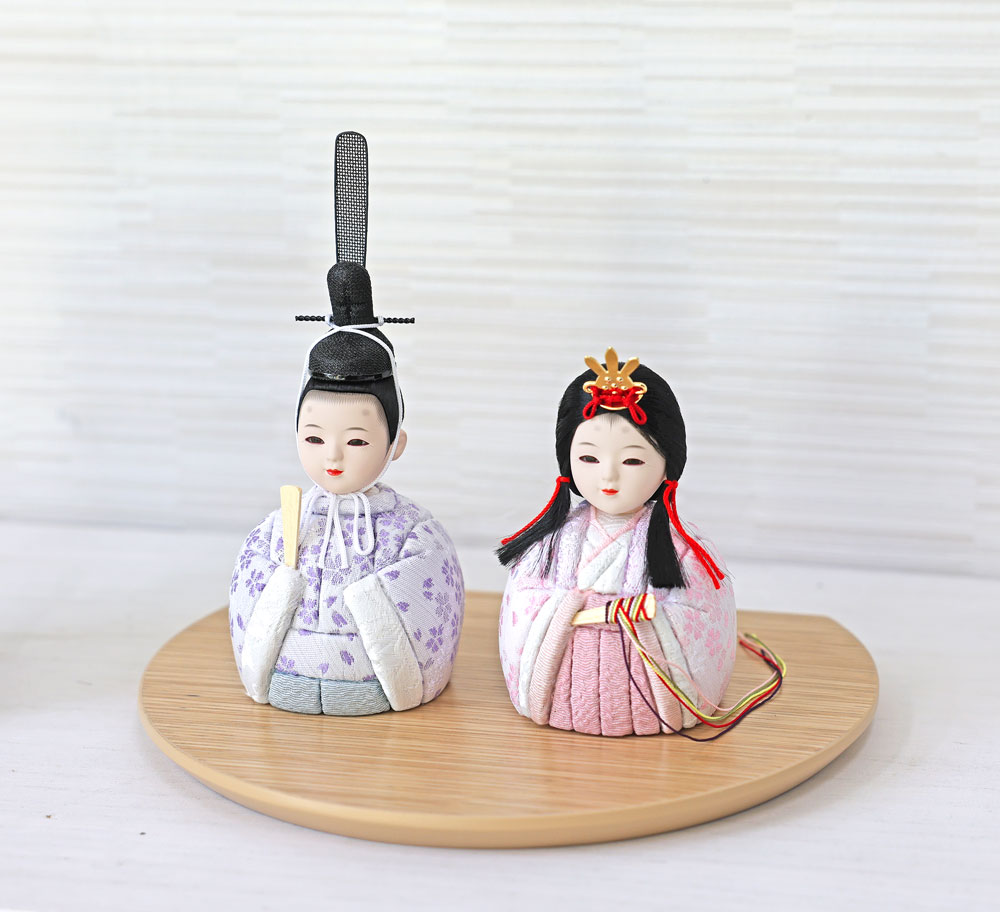 雛人形 コンパクト ROCORO(ロコロ) 収納 くすみカラー｜恵月人形本舗