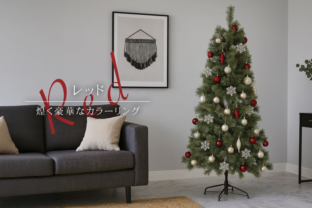 【簡単組立式】Spruce Parfait(スプルース パルフェ)  クリスマスツリー 単品 120cm～210cm 分割式