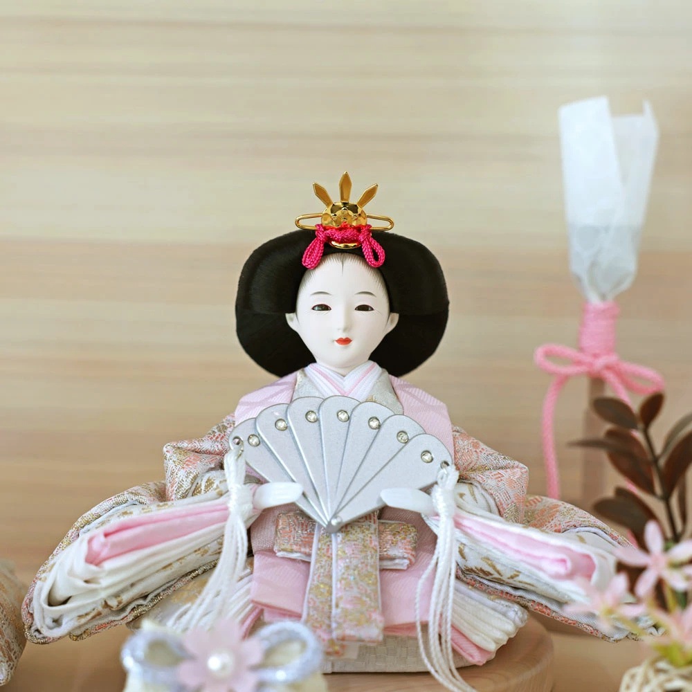 雛人形 コンパクト Premo hinoki(プリモ ヒノキ) ケース飾り premoシリーズ｜檜の雰囲気漂う雛人形