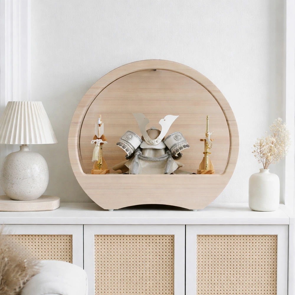 五月人形 コンパクト Premo -HINOKI PREMIUM STYLE-（プリモ ヒノキプレミアムスタイル）| 本檜ケース飾り