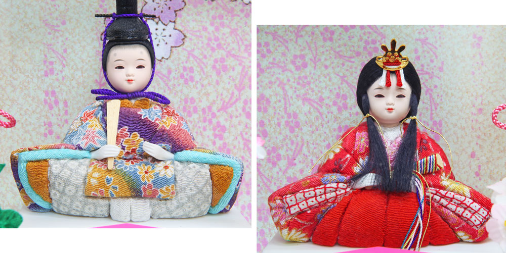 雛人形 コンパクト Premo mini(プリモ ミニ) 丸型木製ケース ミニ｜小さくて可愛い雛人形