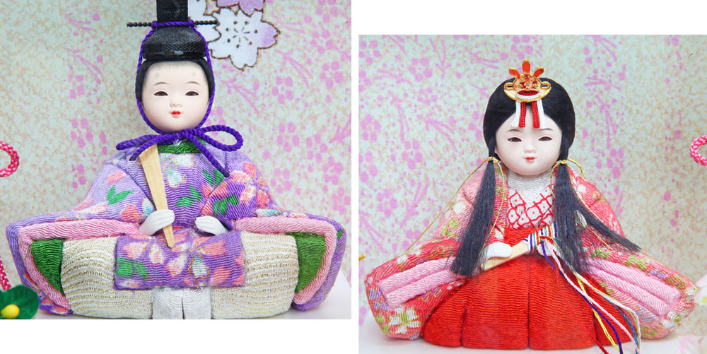 雛人形 コンパクト Premo mini(プリモ ミニ) 丸型木製ケース ミニ｜小さくて可愛い雛人形