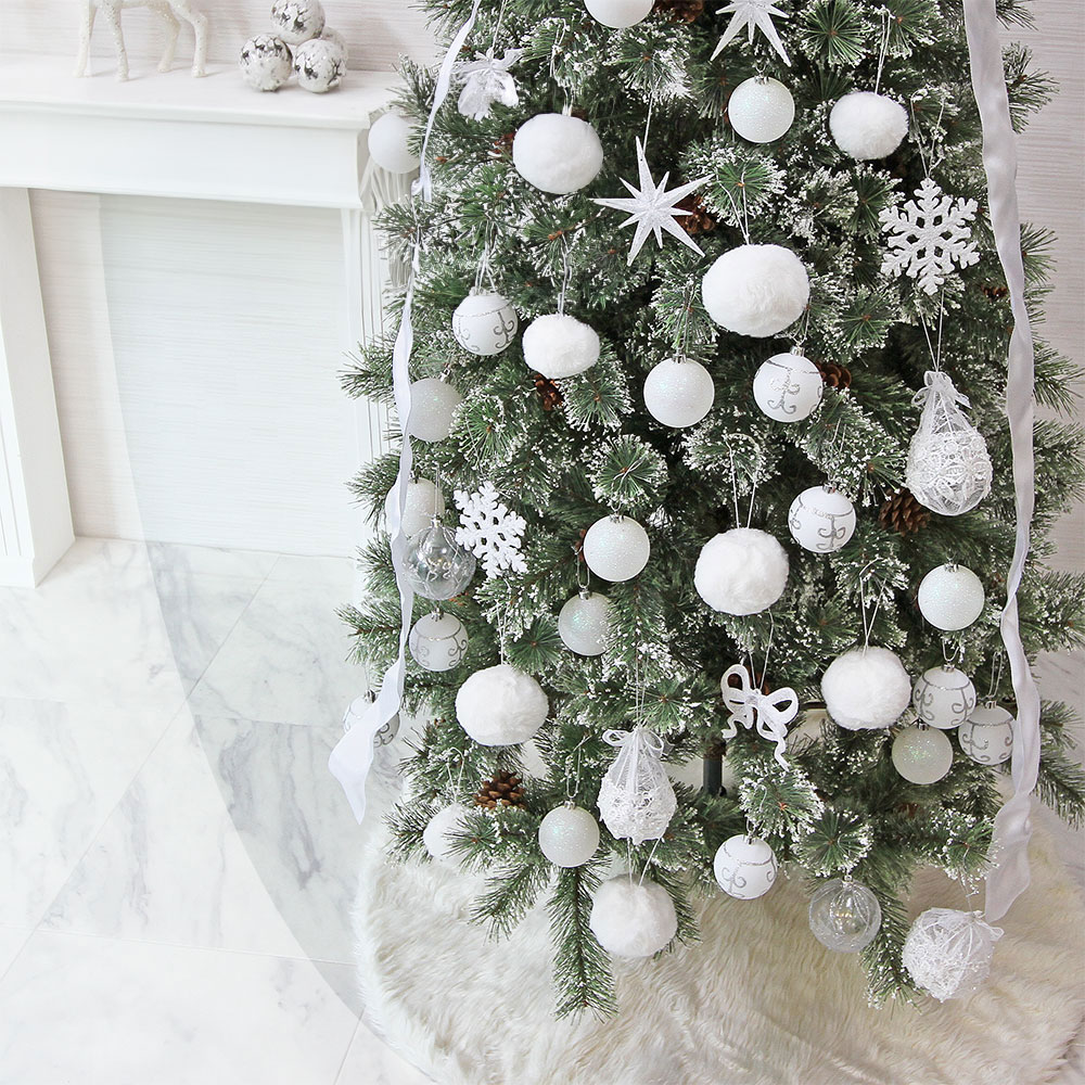 Xmas himmeli 白//クリスマスオーナメント 数量限定】ヒンメリ◇クリスマスツリー オーナメントセット