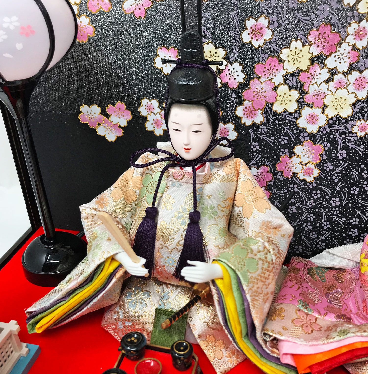 雛人形 ケース飾り 親王飾り 清玉作 芥子親王 コンパクト 雛人形 ケース飾り コンパクト ひな人形 お雛様 親王飾り 平安清